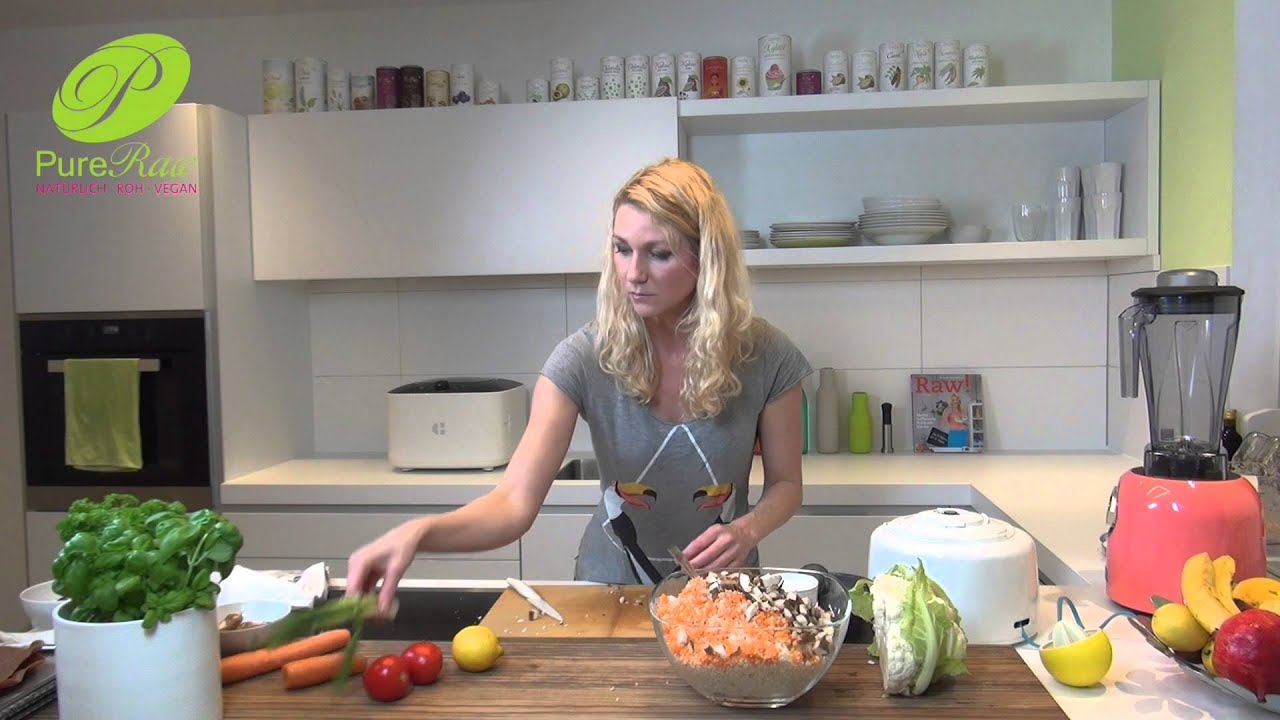 Rohkost Rezept: Blumenkohl-Reis - natürlich roh vegan