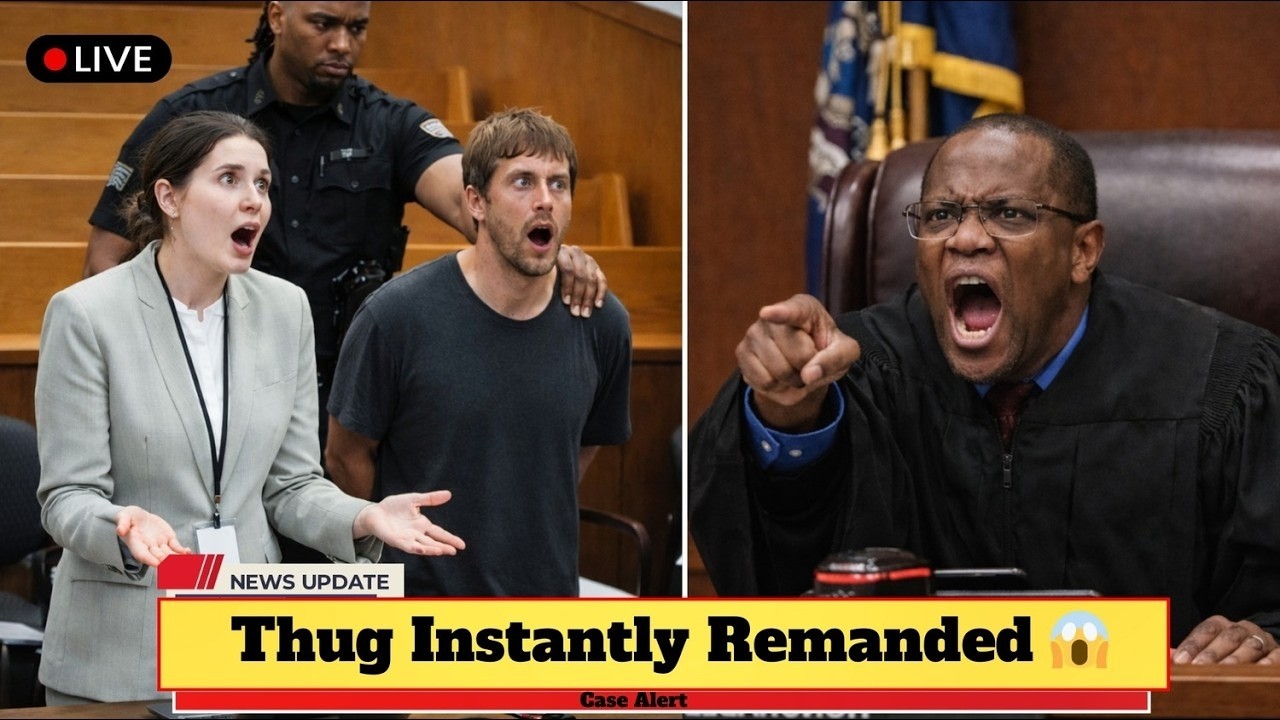 Thug’s Bold Move Backfires — Remanded Instantly!