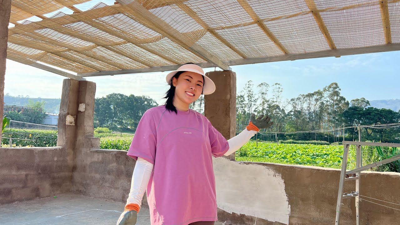 農村小院改造日記：把雞棚變成涼亭，最終結果讓人失望