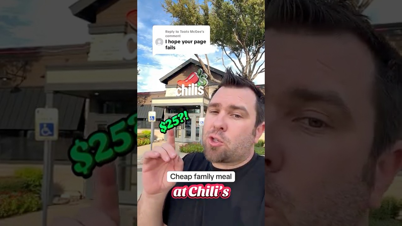 Недорогой семейный обед в CHILI&rsquo;S! 🔥🌶️