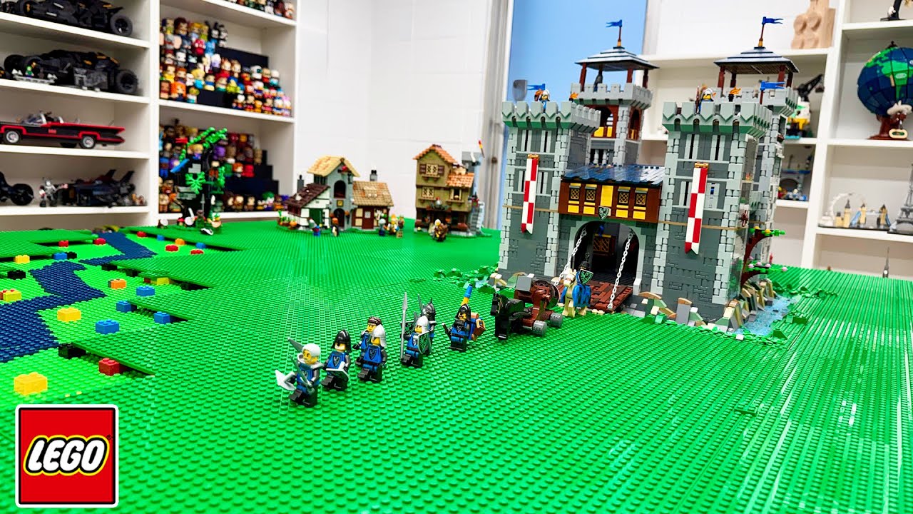Working on the LEGO Medieval Diorama