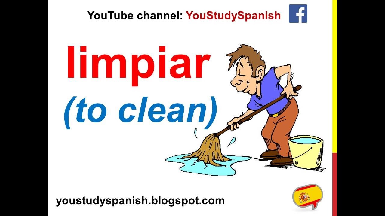 Spanish Lesson 70 - Household CHORES in Spanish Vocabulary Cleaning the house La Limpieza