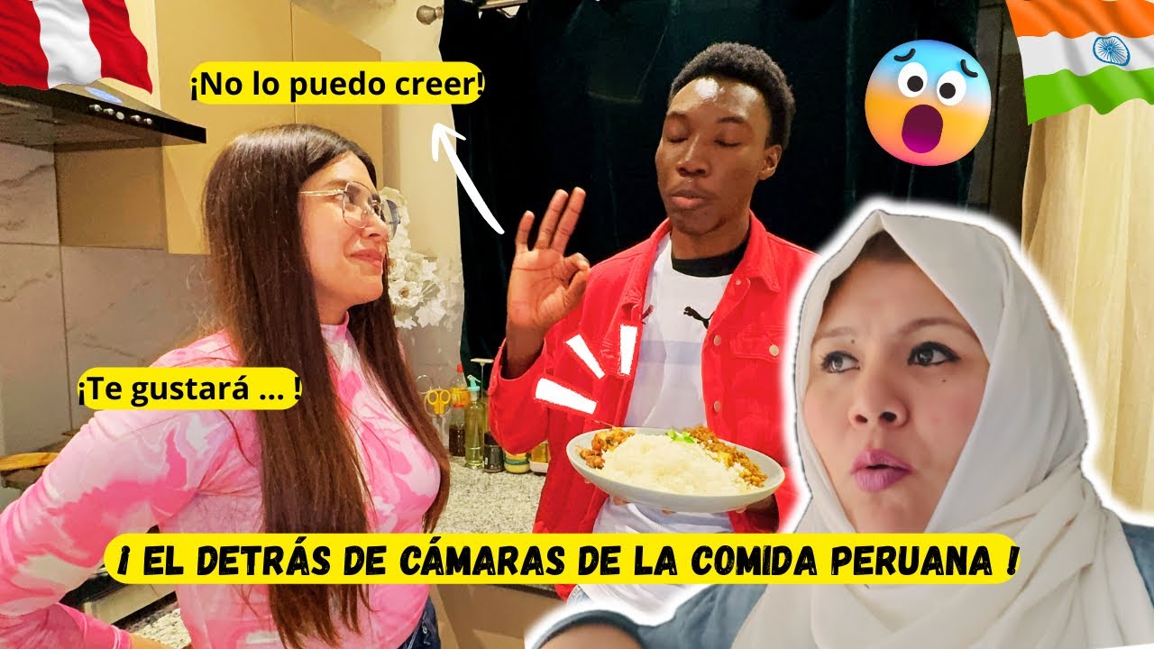 😱”¡Así reaccionó de la COMIDA PERUANA!+recipe”@LATINDIAbyKarina 