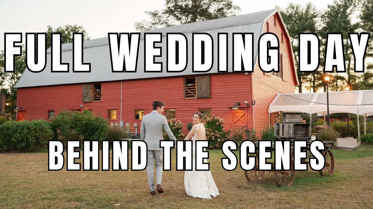 How I Shoot a FULL Wedding Day | Wedding Photography BTS!