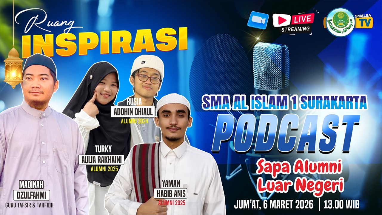 🔴 LIVE : Ruang Inspirasi : SAPA ALUMNI LUAR NEGERI