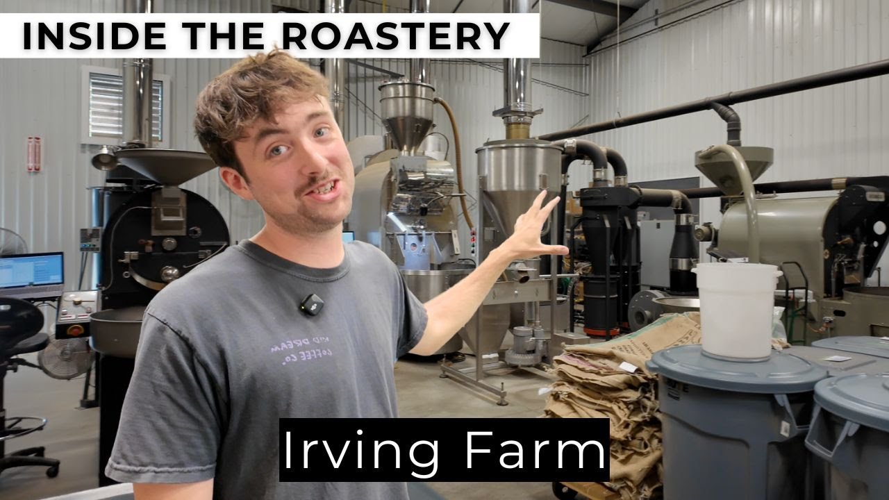 Inside the Roastery at Irving Farm (behind the scenes roastery tour)