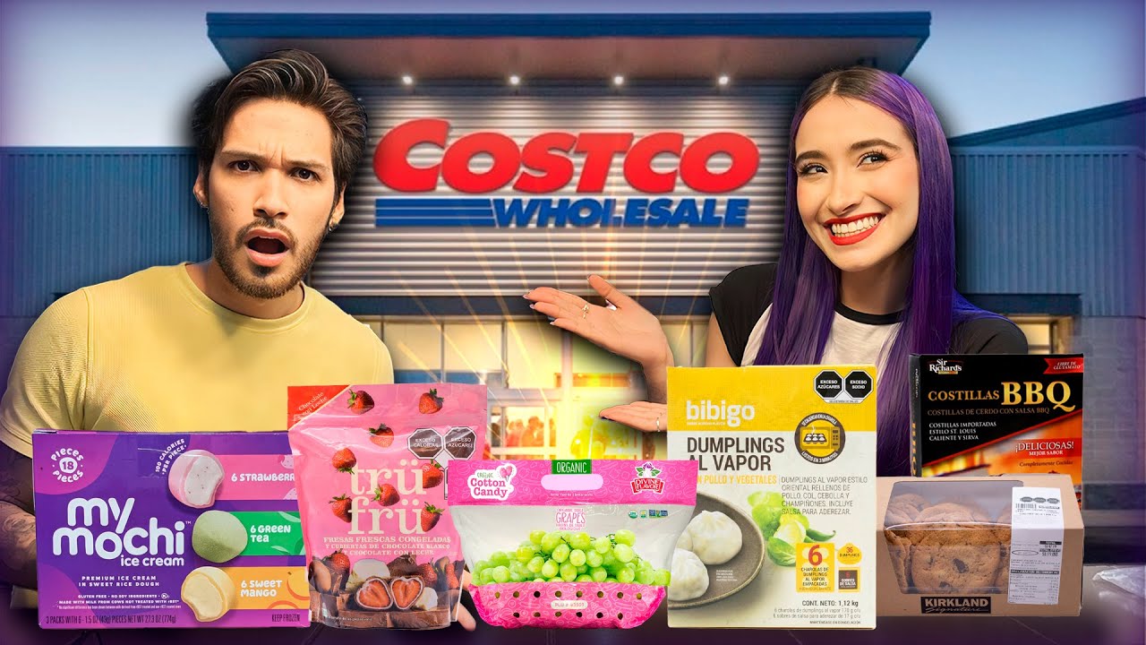 PROBANDO LOS PRODUCTOS MÁS VIRALES DE *COSTCO*😳🍔🌯🍭