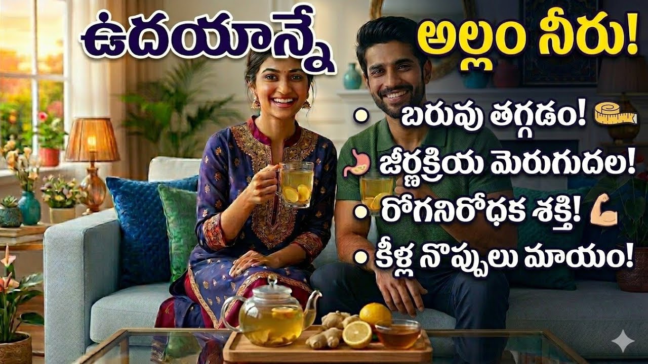 ఉదయాన్నే అల్లం నీరు తాగితే కలిగే అద్భుత ఫలితాలు || Scientific Benefits of Drinking Ginger Water 