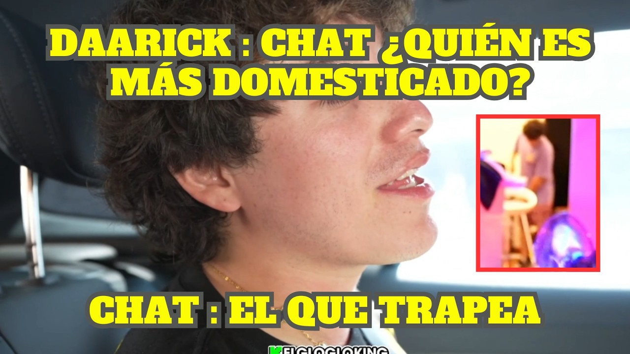 GLOGLO Y DAARICK PREGUNTAN AL CHAT QUIEN LES PARECE MÁS DOMESTICADO Y EL CHAT LO LOQUEA