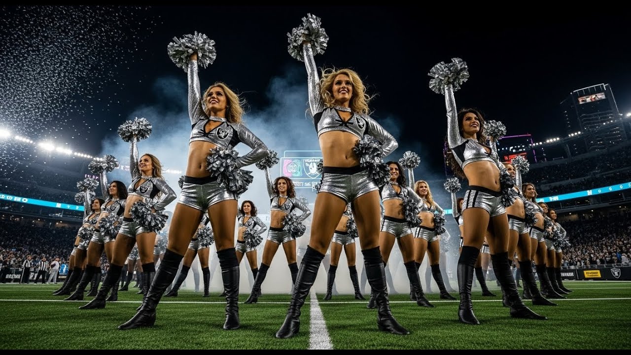 Las Vegas Raiders Cheerleaders | Epic NFL 2025 Halftime