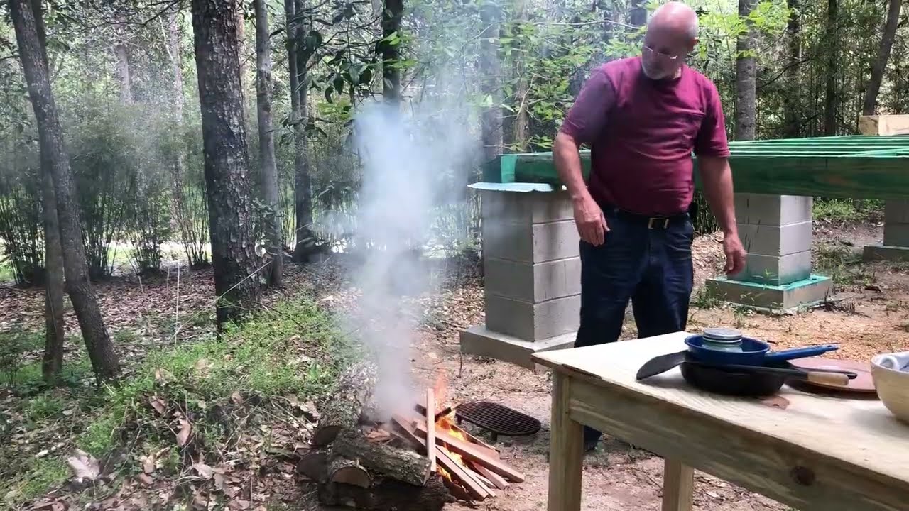 Log Cabin 3: Raising the first logs.