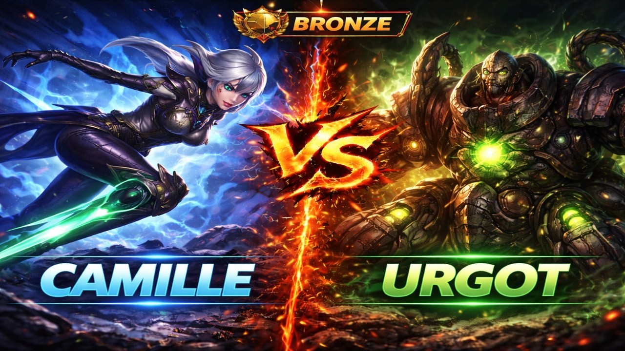 Ranked Review #29 &ndash; Camille vs Urgot | Bronze 2 Solo Queue