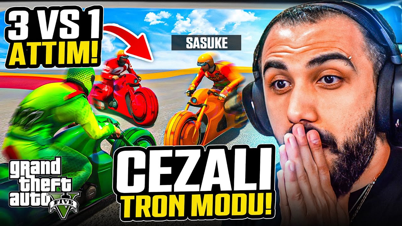 EKİPLE CEZALI TRON MODU | 3VS1 ATTIM! | GTA5 PLAYLIST | Barış Can