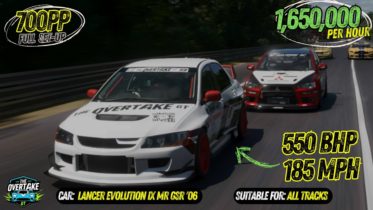 🏆 FAST & FUN! | Mitsubishi Lancer Evolution IX MR GSR '06 | Best 700PP Tune GT7 🔥