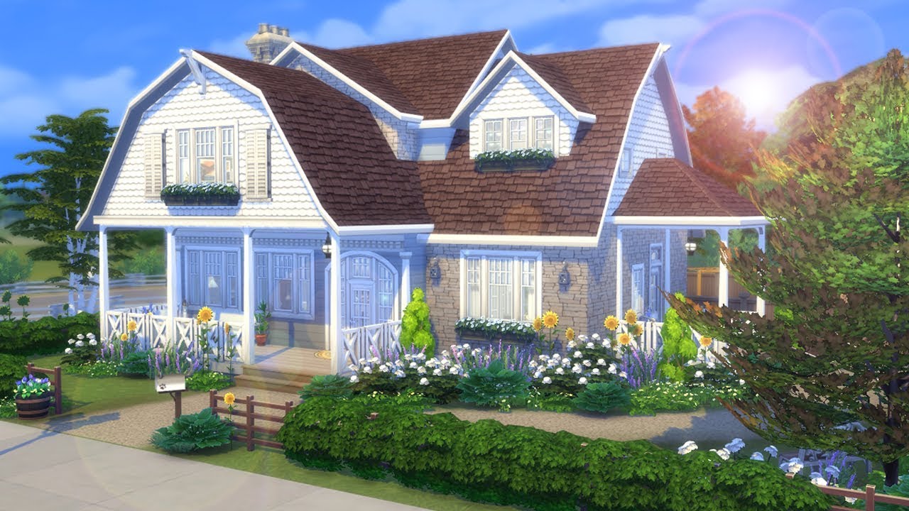 🐾 Базовая игра + ТОЛЬКО для кошек и собак 🐾 || The Sims 4 Семейный дом — Скоростное строительство