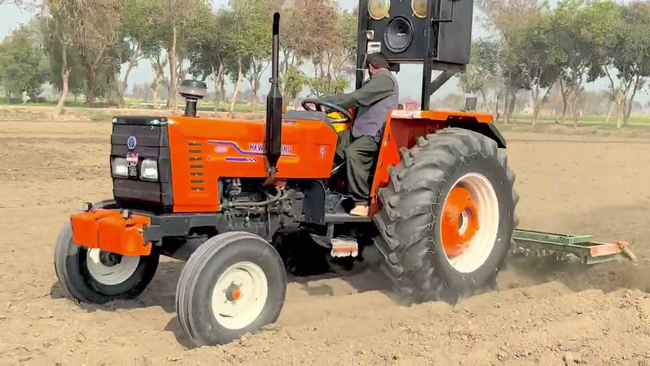 New Holland 850 tractor stunt video