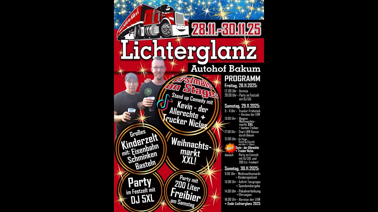 LichterGlanz 2025 Bakum #truckerforkidsEv