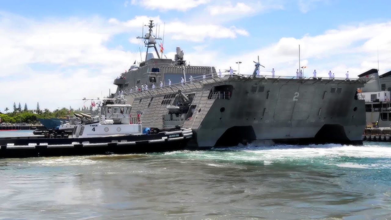 Littoral Combat Ship Parking at Pearl Harbor