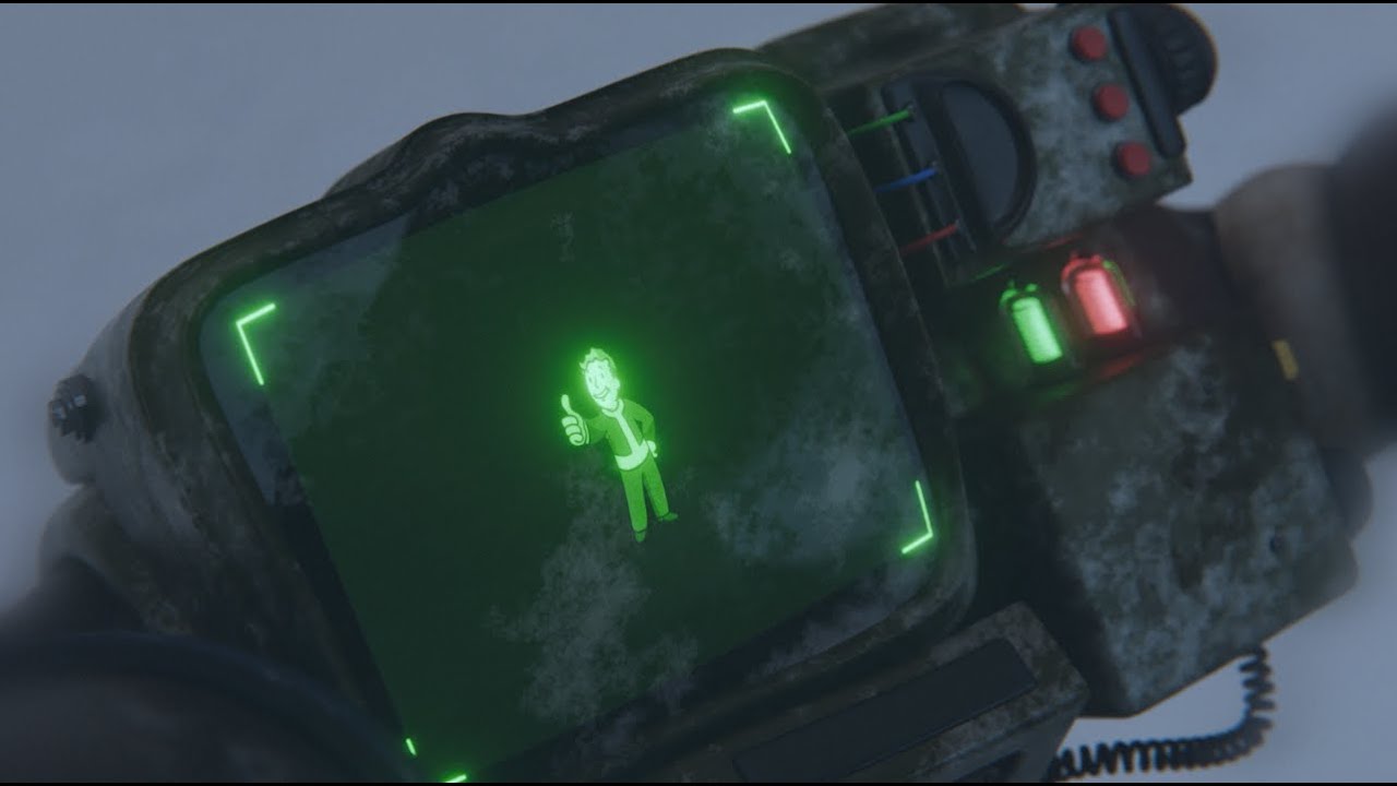 Fallout Permafrost Blender Houdini short WIP