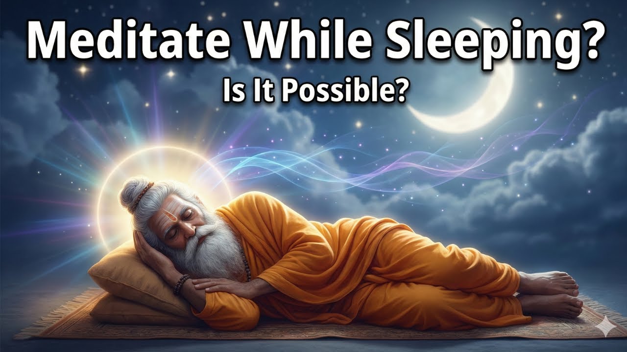 16 నిద్రలో ధ్యానం చేయవచ్చా Sleep Meditation Explained in Telugu Meditation #meditation #telugu