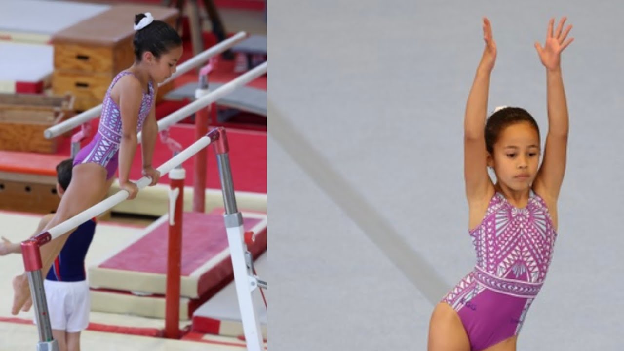 Minha primeira competição de ginástica artística