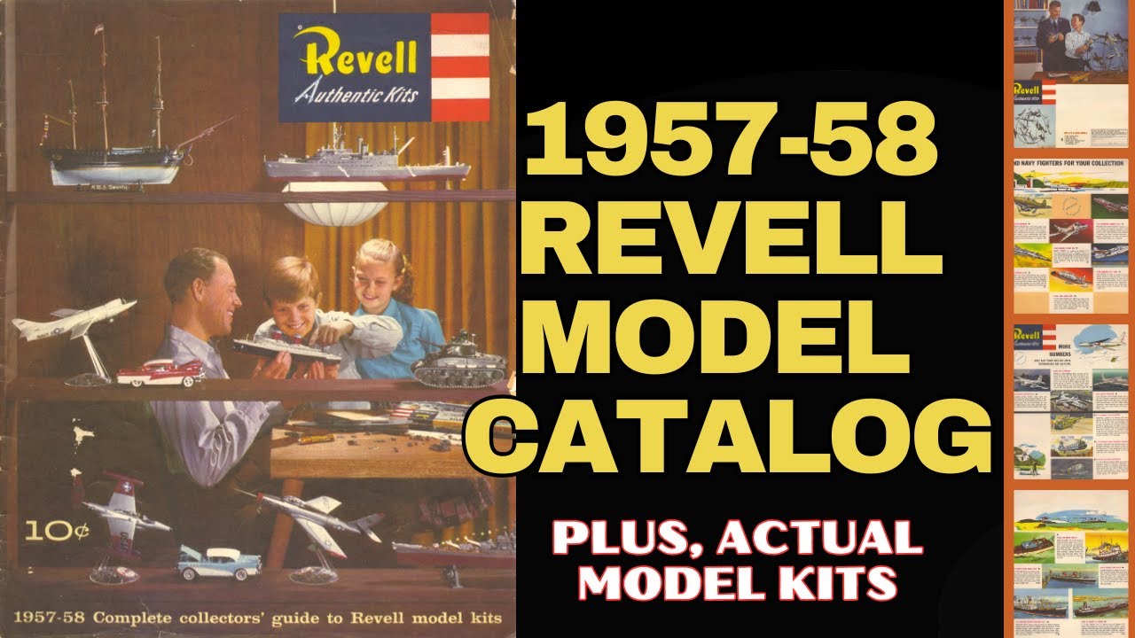 Каталог моделей Revell 1957–1958 годов — Начало классических наборов!