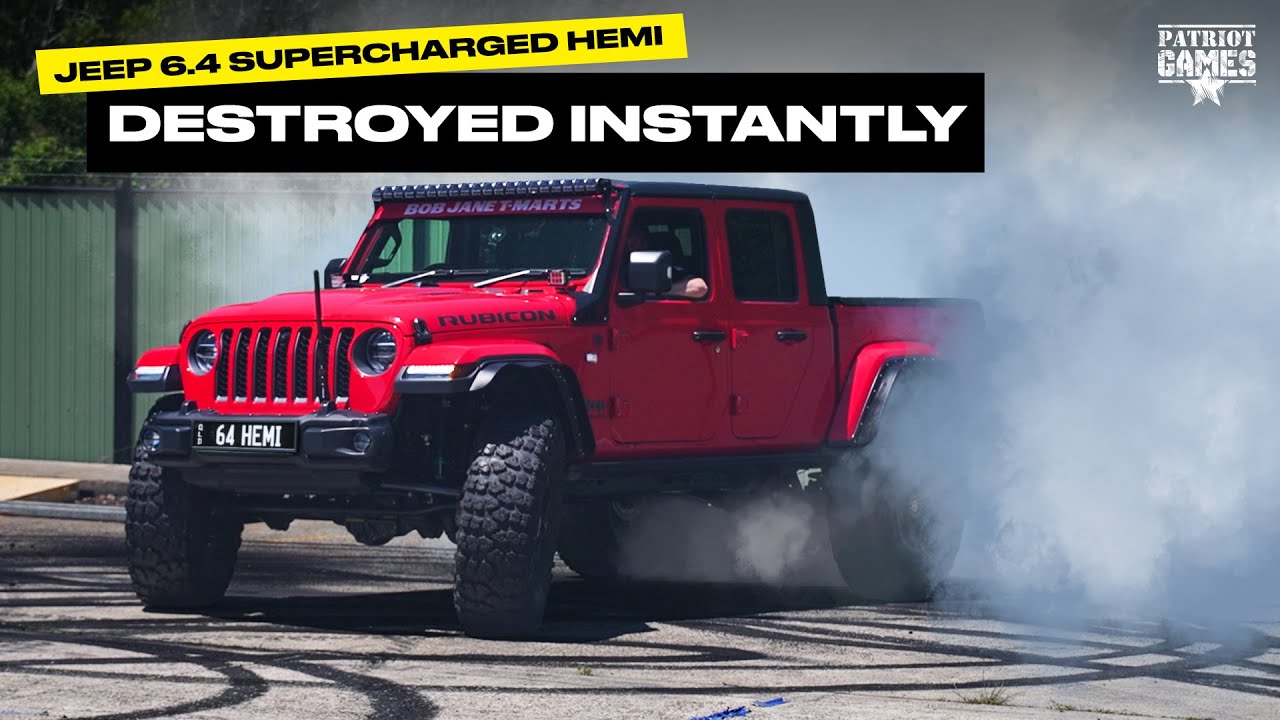 We BLEW UP a brand new supercharged 6.4 Hemi in a Jeep Gladiator