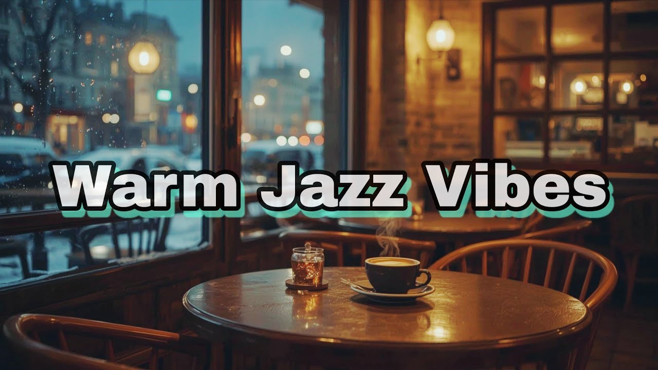 Cozy Winter❄️ Café☕ & Smooth Jazz Music🎷. Instrumental Ambience for Relaxing, Chill & Stress Relief.
