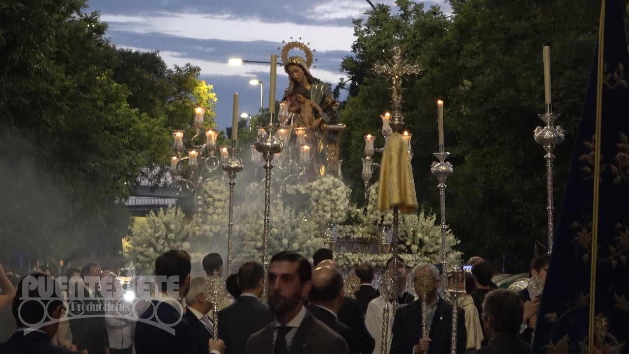 Procesión del Inmaculado Corazón de María. Hermandad de la Misión. Junio en Sevilla de 2024.