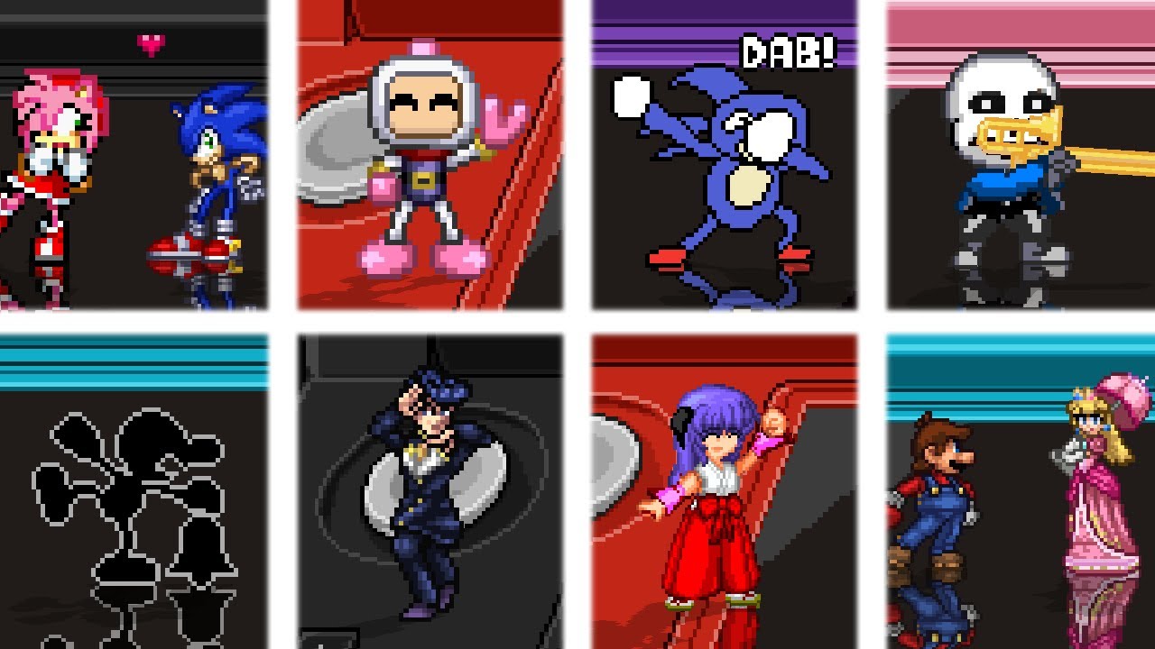 SSF2 Beta FMC v1 | All Taunts on Characters