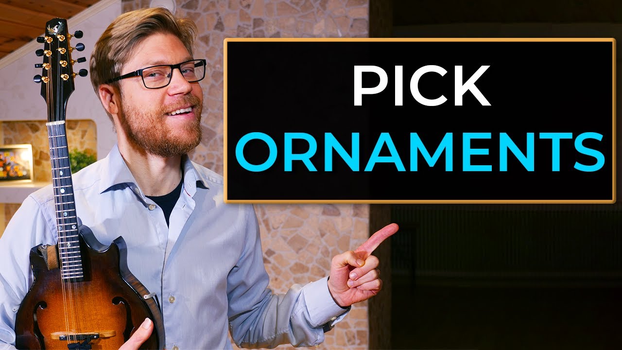 Pick Ornaments for Mandolin Playing - Tutorial