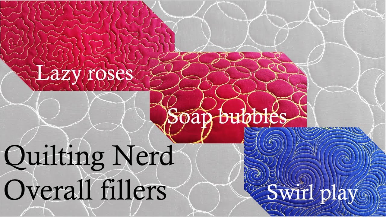 Three more ideas for overall quilting. And they are perfect  for beginners– easy, practical  FMQ
