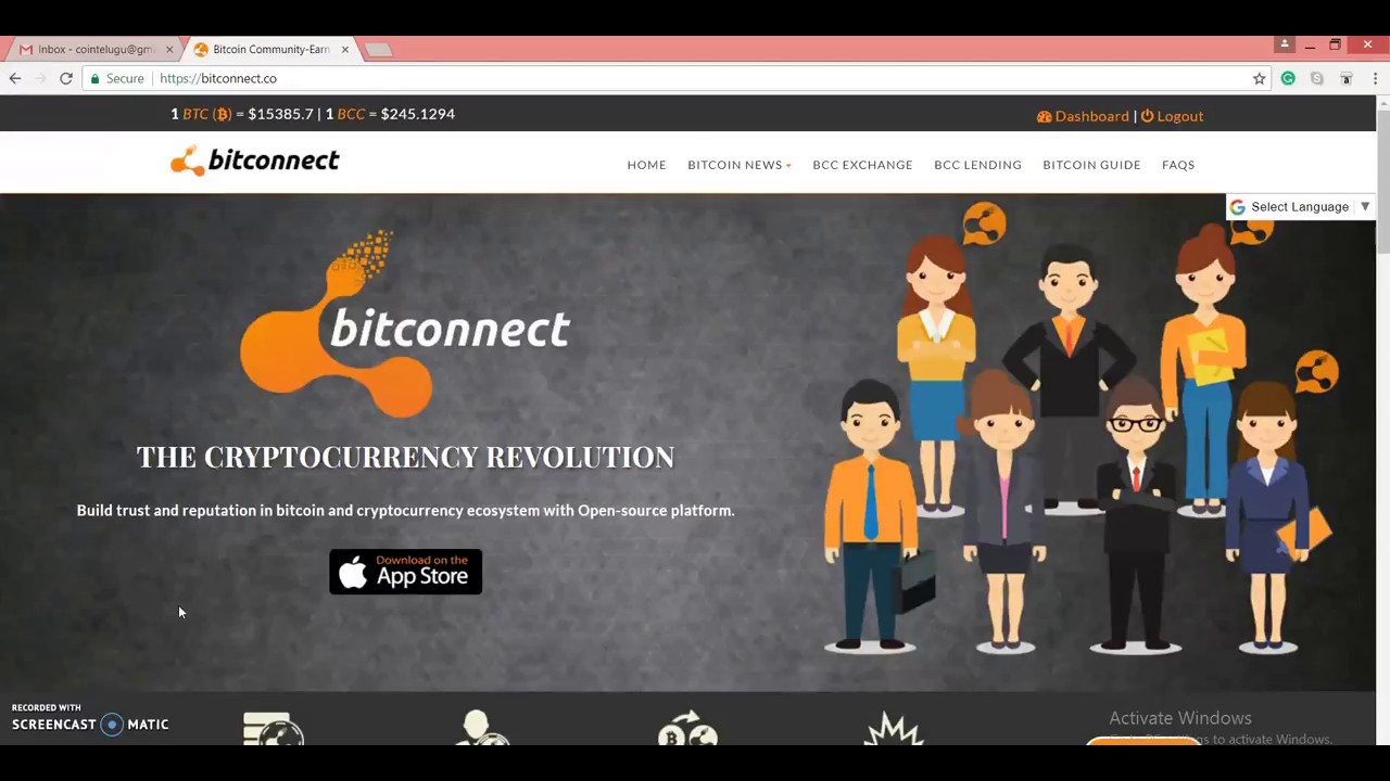 bitconnect telugu