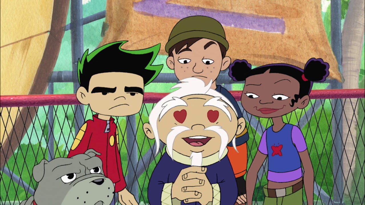 Lilo and Stitch: The Series - Jake Long checks out his competition