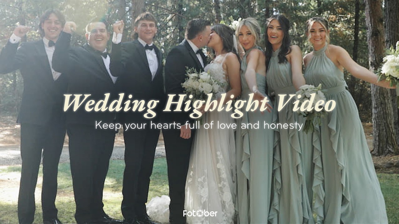 [FOTOBER] Emily & Brandon | Wedding Highlight Video 4K (Foresthill, CA)