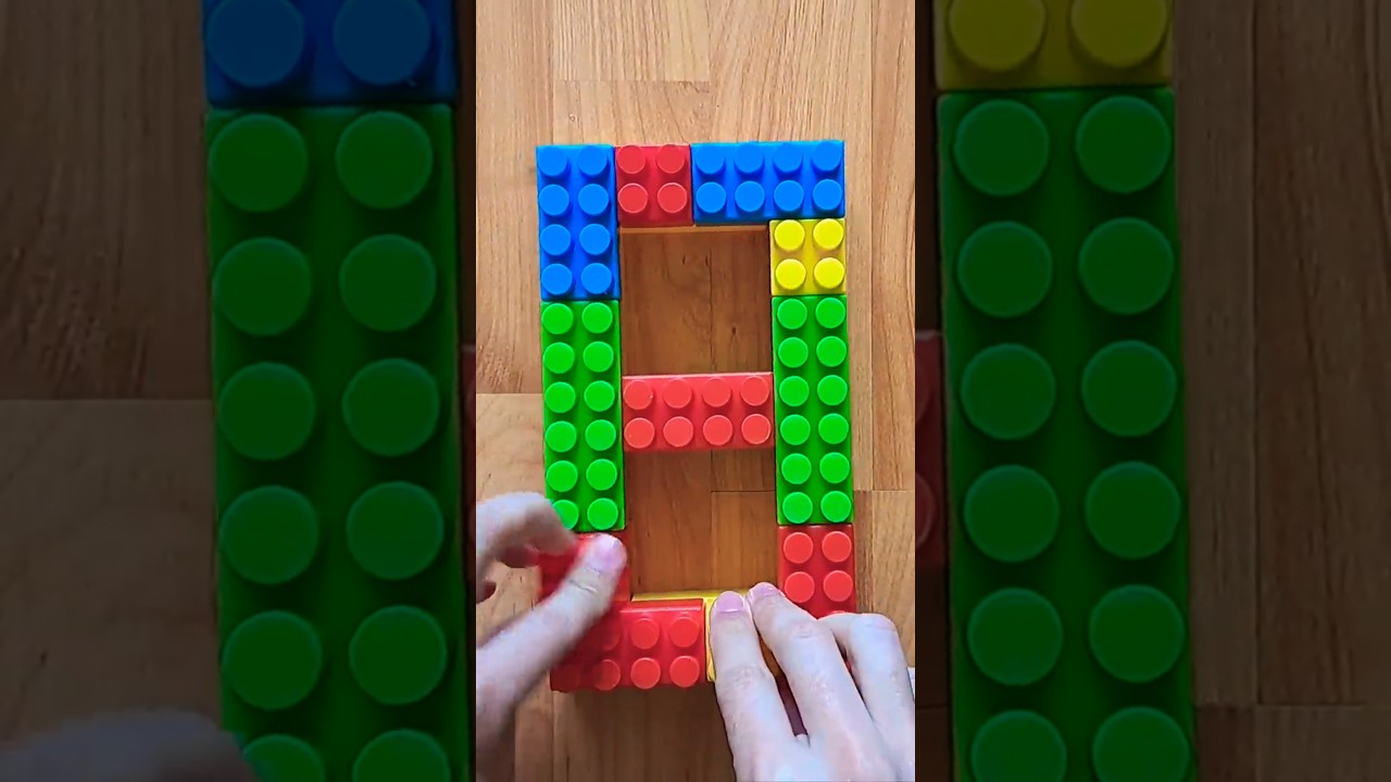 Making Number 8: Learning to Count with Building Blocks #shorts