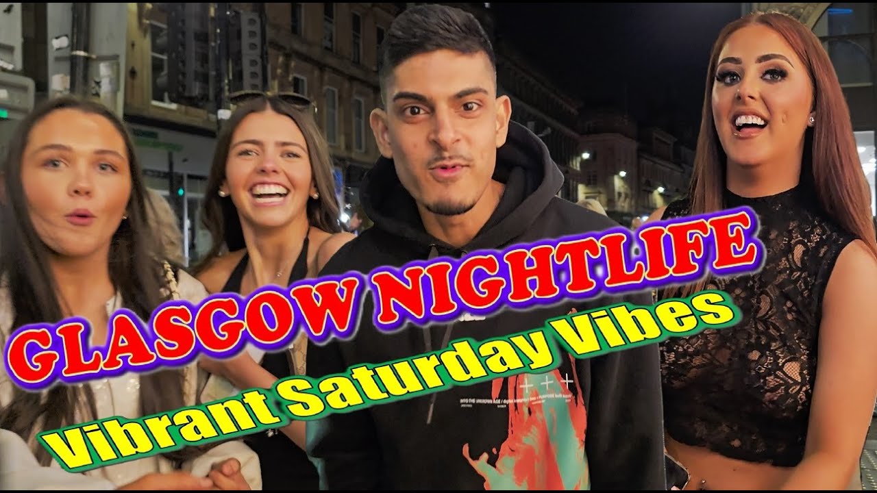 GLASGOW Nightlife ** Even more BUZZ around Central Station ?? ** Saturday Night People Watching **