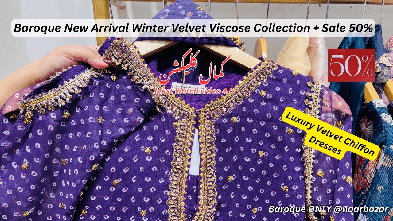 Baroque New Arrival Winter Velvet Viscose Collection + Sale 50% | Baroque Luxury New Arrival 2025