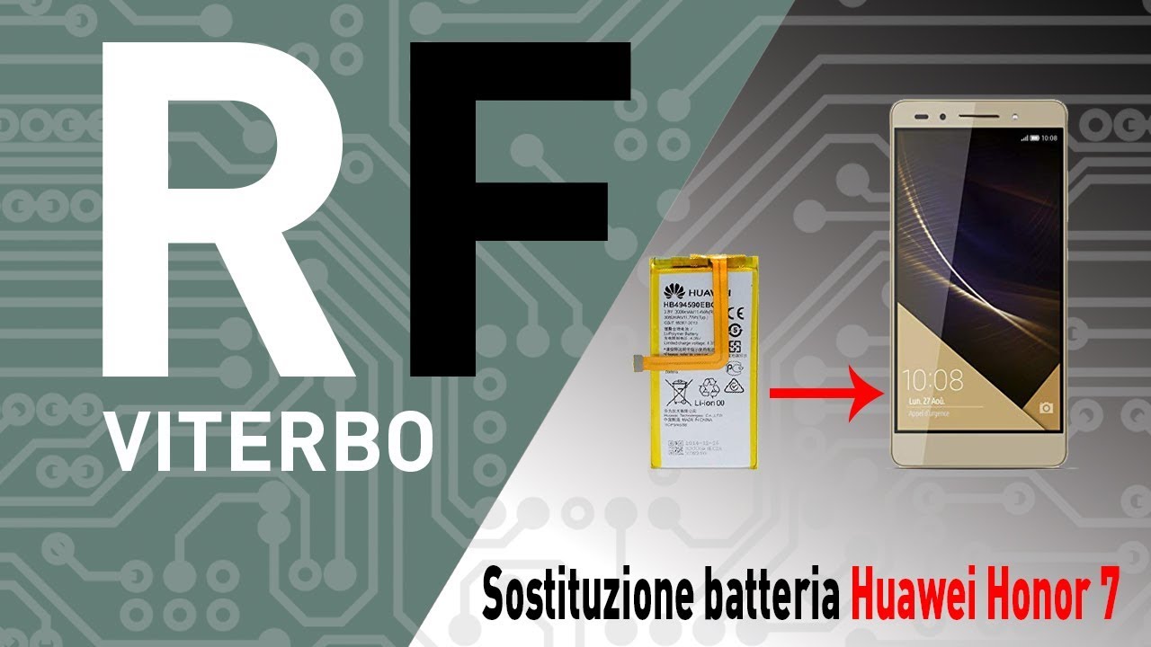 🔧 Sostituire batteria Huawei Honor 7 (PLK-L01). Honor 7 replace battery.