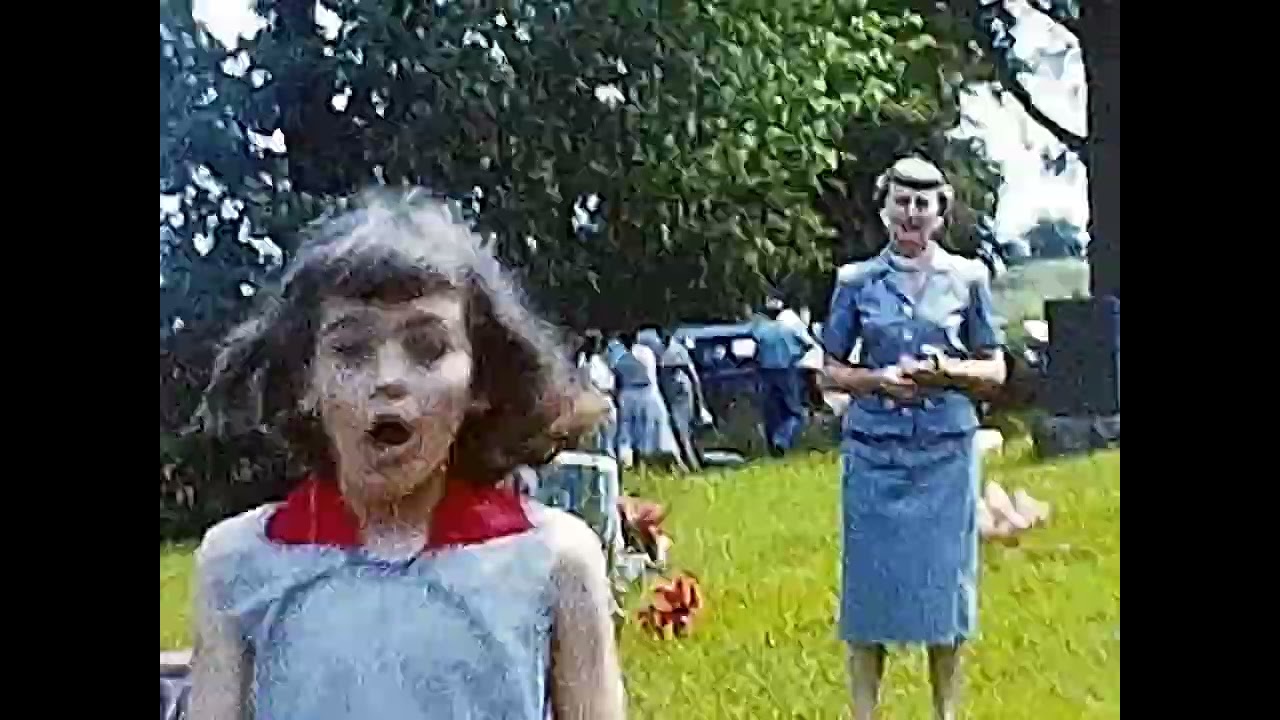 Spring Flowers Decoration Day 1950s Family Film