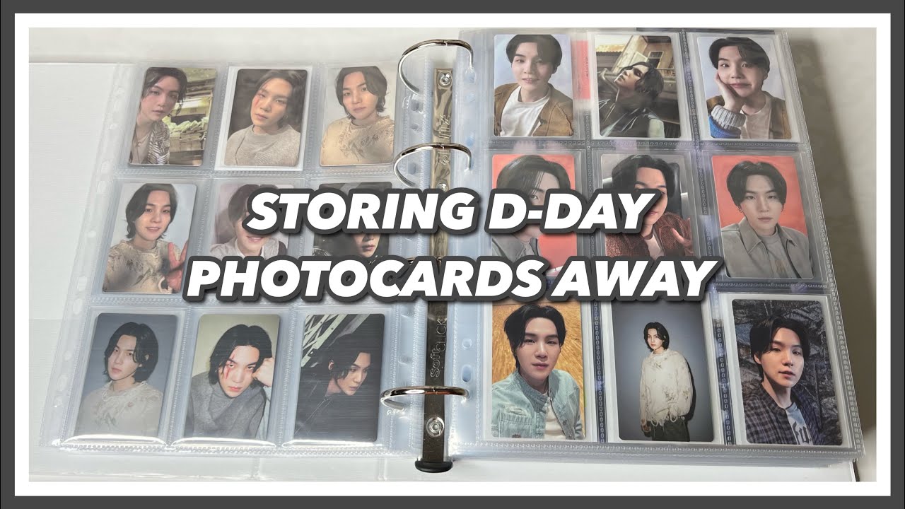 ♡ storing yoongi photocards away #8 ♡