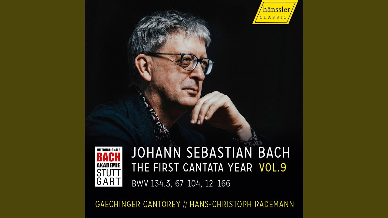 Weinen, Klagen, Sorgen, Zagen, BWV 12: No. 6, Aria. Sei getreu, alle Pein (Tenor)