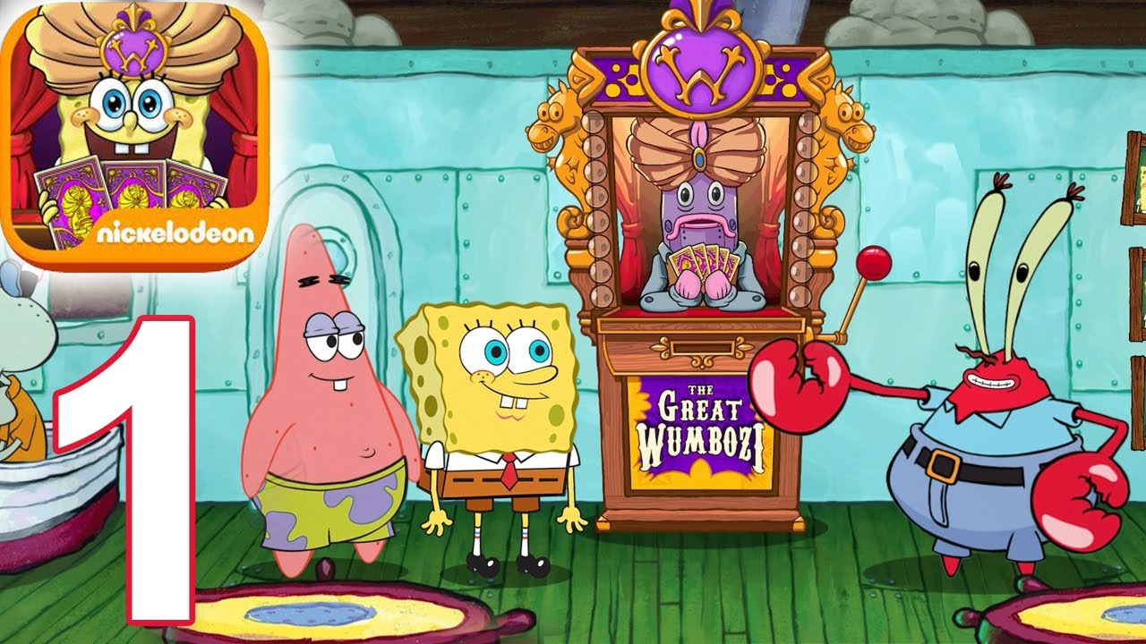 SpongeBob's Game Frenzy — Видеообзор игрового процесса, часть 1 (iOS Android)