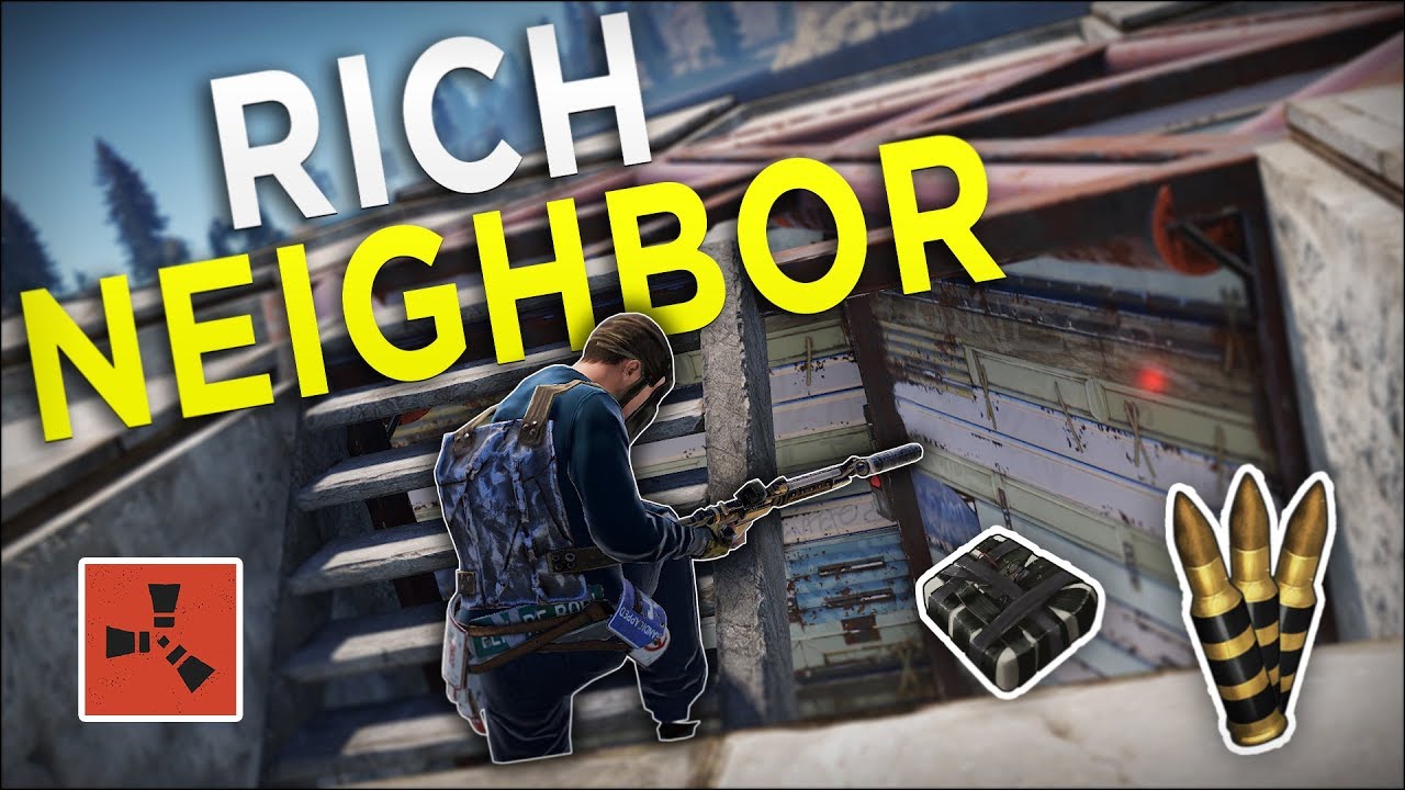 RAIDING my RICH NEIGHBOURS for EVERYTHING THEY OWN! - Rust Solo Survival #5 (END)
