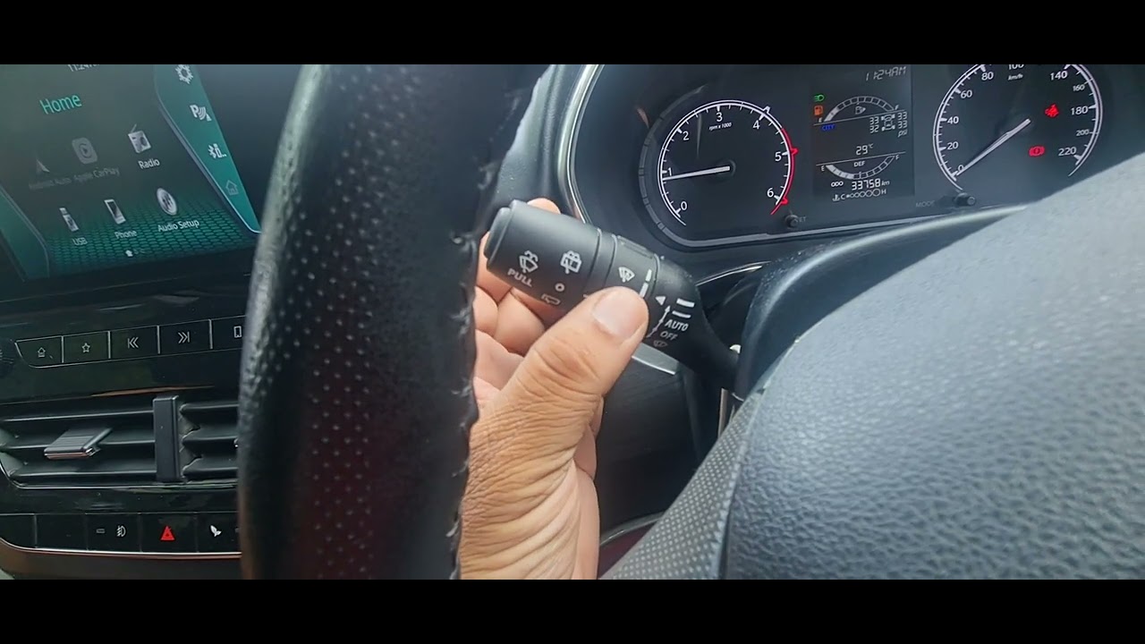 How to use wiper and headlight switches in New Tata Safari /Harrier