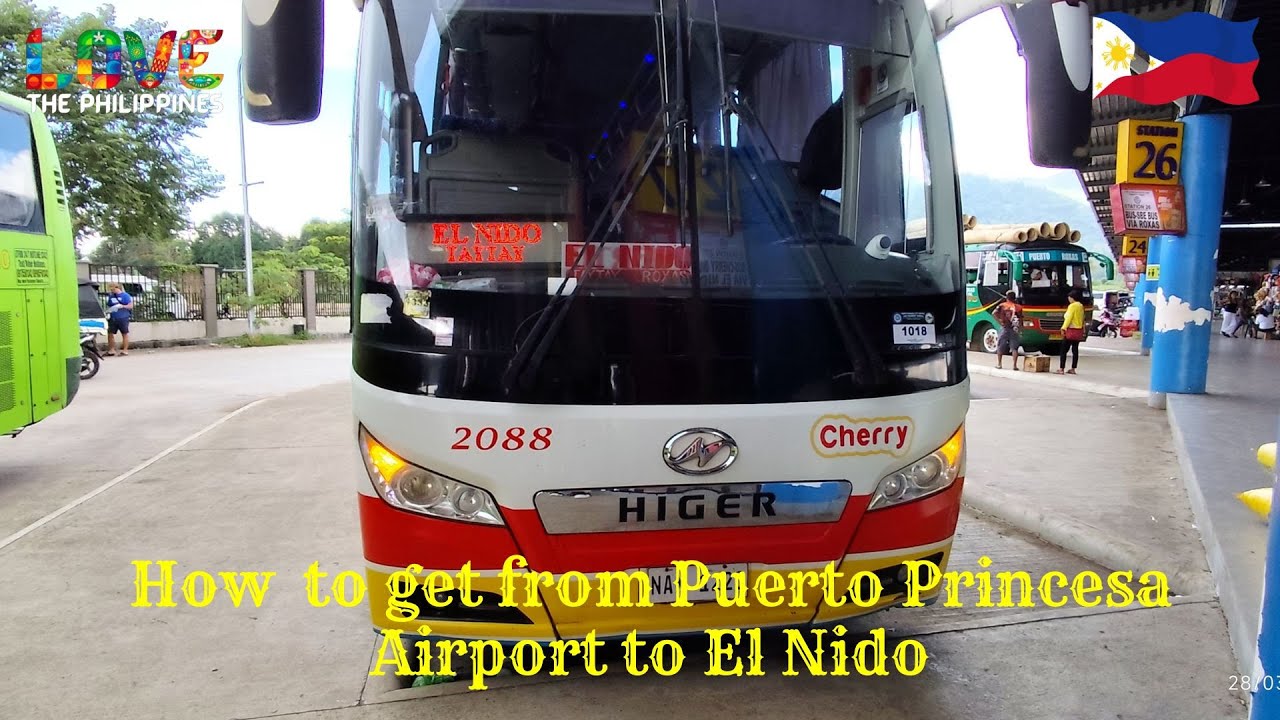 Cherry Bus Pick-Up at Puerto Princesa Airport | El Nido Travel Guide