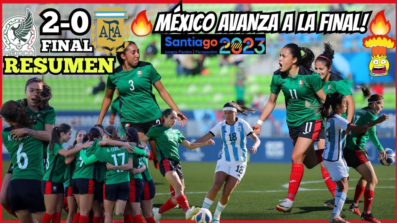 México Femenil vs Argentina Femenil 🔥 RESUMEN Juegos Panamericanos 31.10.2023 • A la FINAL! 🤯🇲🇽2-0🇦🇷