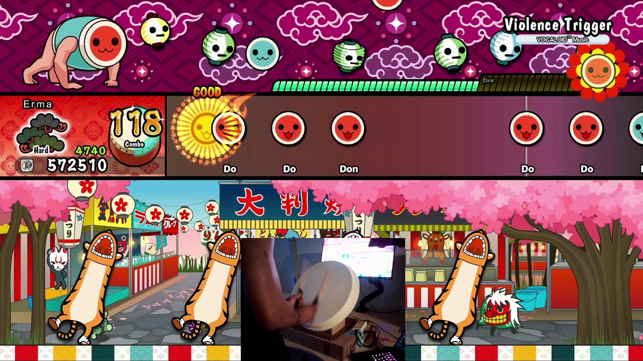 [Taiko no Tatsujin] Violence Trigger [Muzu/Hard]