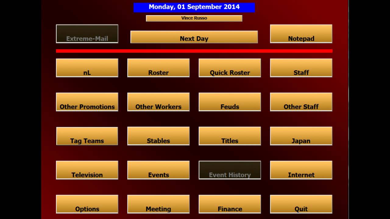 Extreme Warfare Revenge: Vince Russo Edition