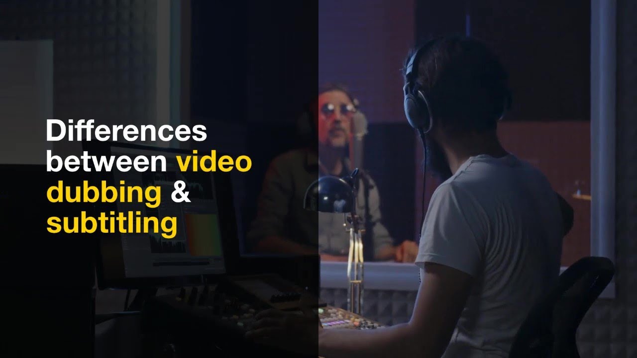 Differences between video dubbing and subtitling